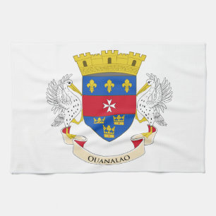 Flagge Saint Barthélemy Geschirrtuch