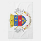 Flagge Saint Barthélemy Geschirrtuch (Vertikal)
