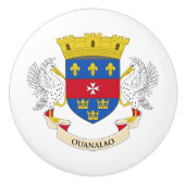 Flagge Saint Barthélemy Keramikknauf (Vorderseite)