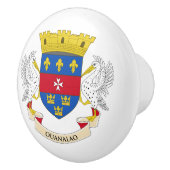 Flagge Saint Barthélemy Keramikknauf (Rechts)