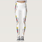 Flagge Saint Barthélemy Leggings (Vorderseite)