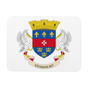 Flagge Saint Barthélemy Magnet