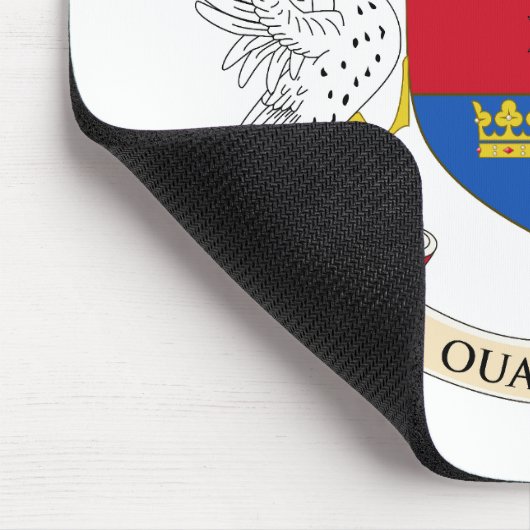 Flagge Saint Barthélemy Mousepad (Ecke)