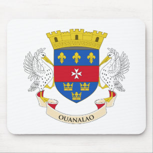 Flagge Saint Barthélemy Mousepad