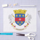 Flagge Saint Barthélemy Seidenpapier (Handwerk)