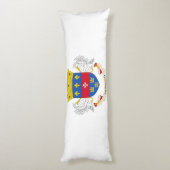 Flagge Saint Barthélemy Seitenschläferkissen (Rückseite (Vertikal))
