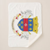 Flagge Saint Barthélemy Sherpadecke (Vorderseite)