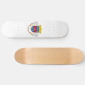 Flagge Saint Barthélemy Skateboard (Horizontal)