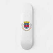 Flagge Saint Barthélemy Skateboard (Vorderseite)