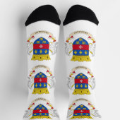 Flagge Saint Barthélemy Socken (Oben)