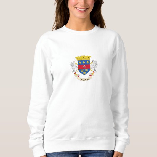 Flagge Saint Barthélemy Sweatshirt (Vorderseite)
