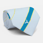 Flagge Salvadors Krawatte (Gerollt)