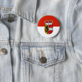 Flagge Salzburgs, Österreich Button (Beispiel)