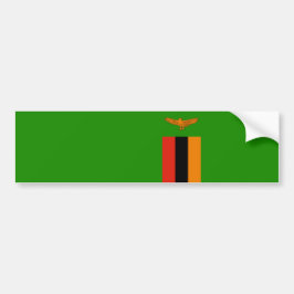 Flagge Sambias Autoaufkleber