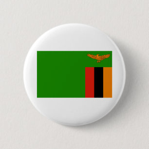 Flagge Sambias Button