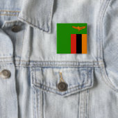 Flagge Sambias Button (Beispiel)