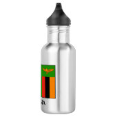Flagge Sambias Edelstahlflasche (Rechts)