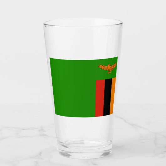 Flagge Sambias Glas (Vorderseite)