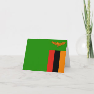 Flagge Sambias Karte
