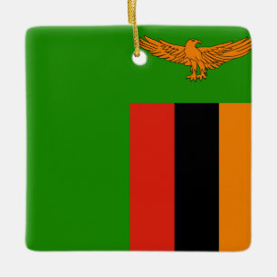 Flagge Sambias Keramikornament