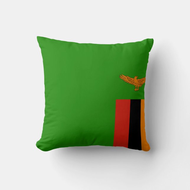 Flagge Sambias Kissen (Vorderseite)
