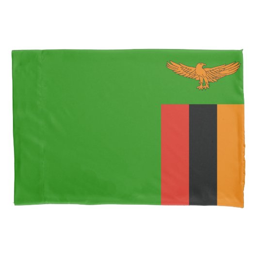 Flagge Sambias Kissenbezug (Vorderseite-Links)
