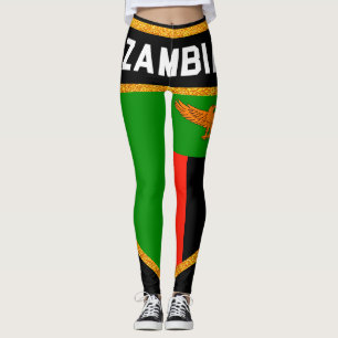 Flagge Sambias Leggings