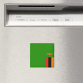 Flagge Sambias Magnet (In Situ (Geschirrspüler))