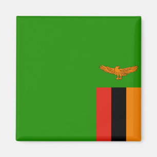 Flagge Sambias Magnet