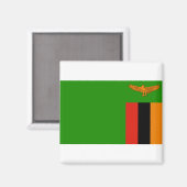 Flagge Sambias Magnet (Vorderseite/Rückseite)