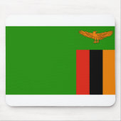 Flagge Sambias Mousepad (Vorne)