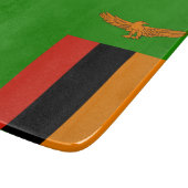 Flagge Sambias Schneidebrett (Ecke)
