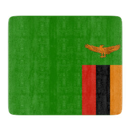 Flagge Sambias Schneidebrett