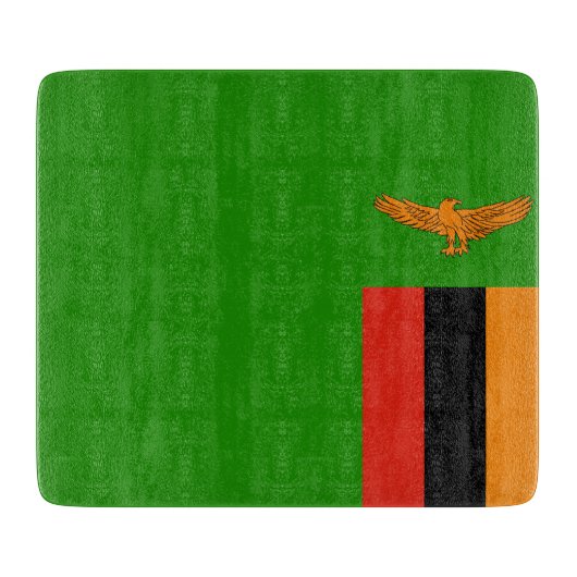 Flagge Sambias Schneidebrett (Vorderseite)