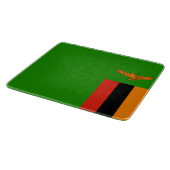 Flagge Sambias Schneidebrett (Ecke)
