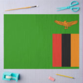 Flagge Sambias Seidenpapier (Basteln)