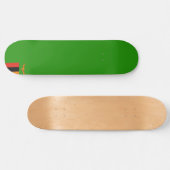 Flagge Sambias Skateboard (Horizontal)