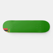 Flagge Sambias Skateboard (Horizontal)