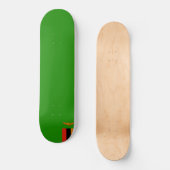 Flagge Sambias Skateboard (Vorderseite)