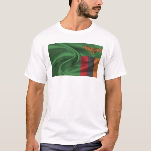 Flagge Sambias T-Shirt (Vorderseite)