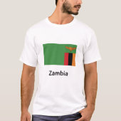 Flagge Sambias T-Shirt (Vorderseite)