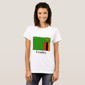 Flagge Sambias T-Shirt (Vorne ganz)