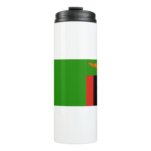 Flagge Sambias Thermosbecher (Vorderseite)