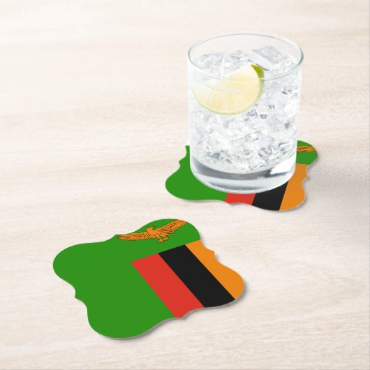 Flagge Sambias Untersetzer (Vor Ort)