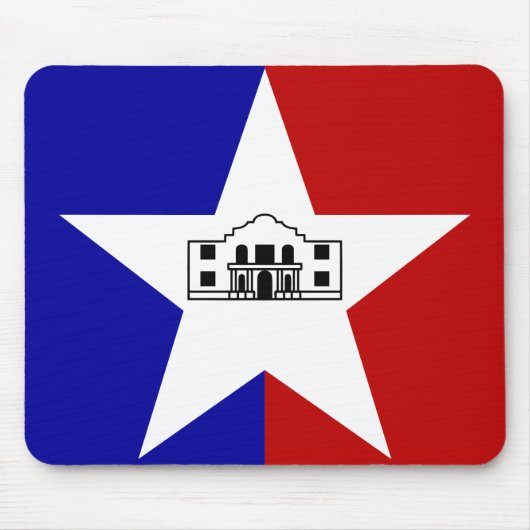 Flagge San Antonio Mousepad (Vorne)