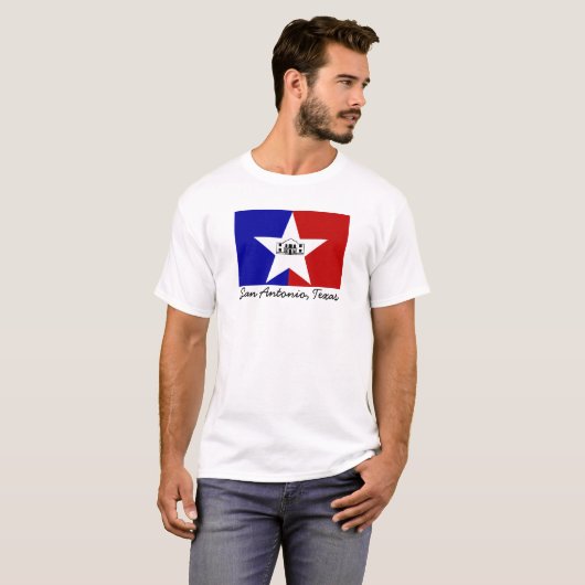 Flagge San Antonio T-Shirt (Vorne ganz)