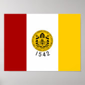 Flagge San Diego Poster (Vorne)