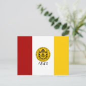 Flagge San Diego Postkarte (Stehend Vorderseite)