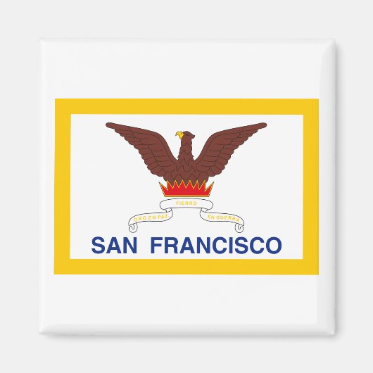 Flagge San Francisco Magnet (Vorne)
