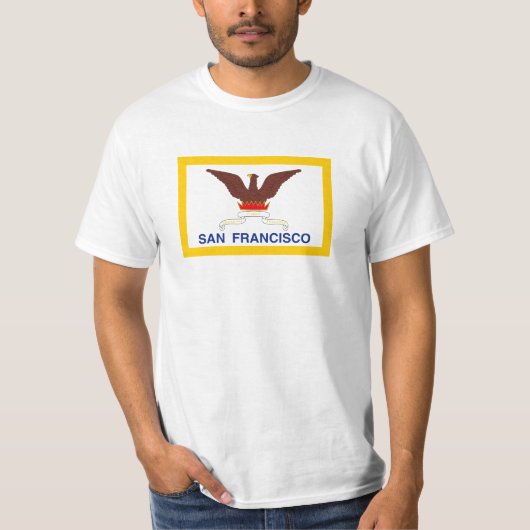 Flagge San Francisco T-Shirt (Vorderseite)